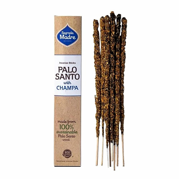 Vonné tyčinky Sagrada Madre Palo Santo a Champa - 30 g