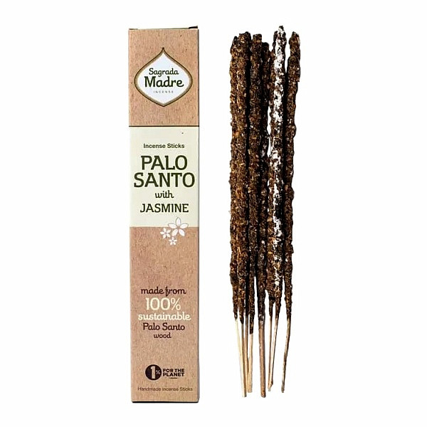 Vonné tyčinky Sagrada Madre Palo Santo a Jasmine - jasmín - 30 g