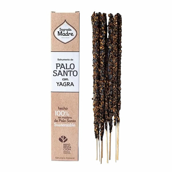 Vonné tyčinky Sagrada Madre Palo Santo a Yagra - 30 g