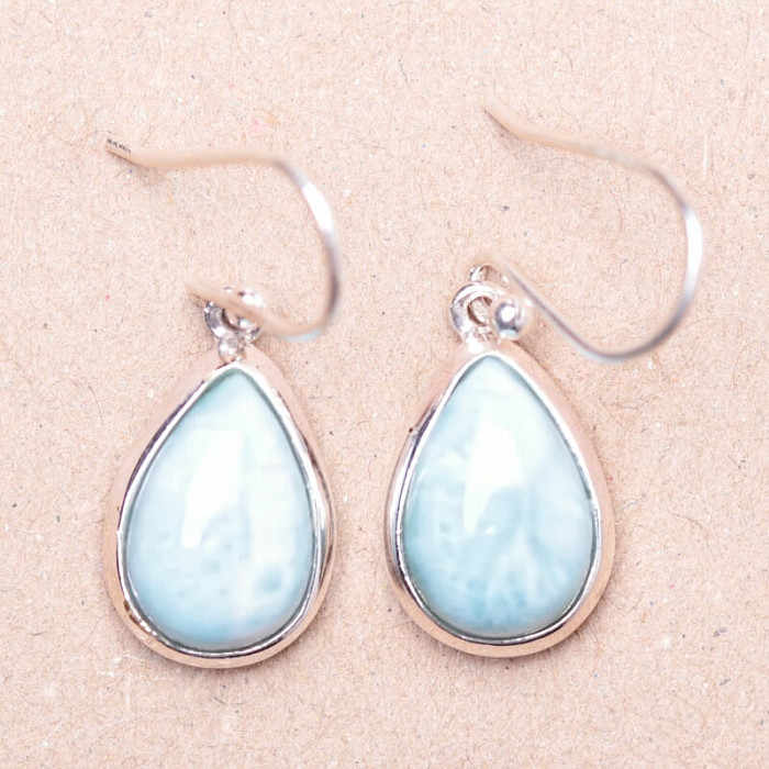 Larimar náušnice stříbro Ag 925 10891 - 1