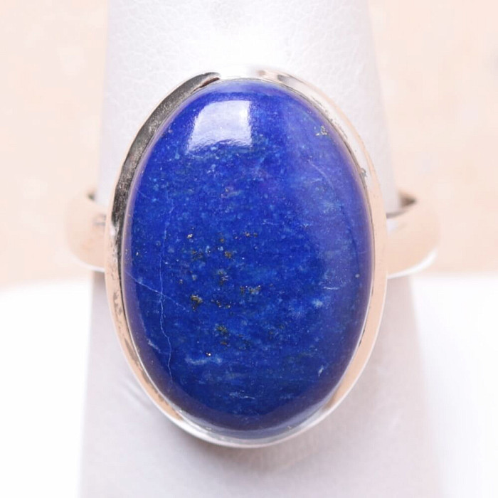 Lapis Lazuli prsten stříbro Ag 925 R2277 - 59 mm (US 9)