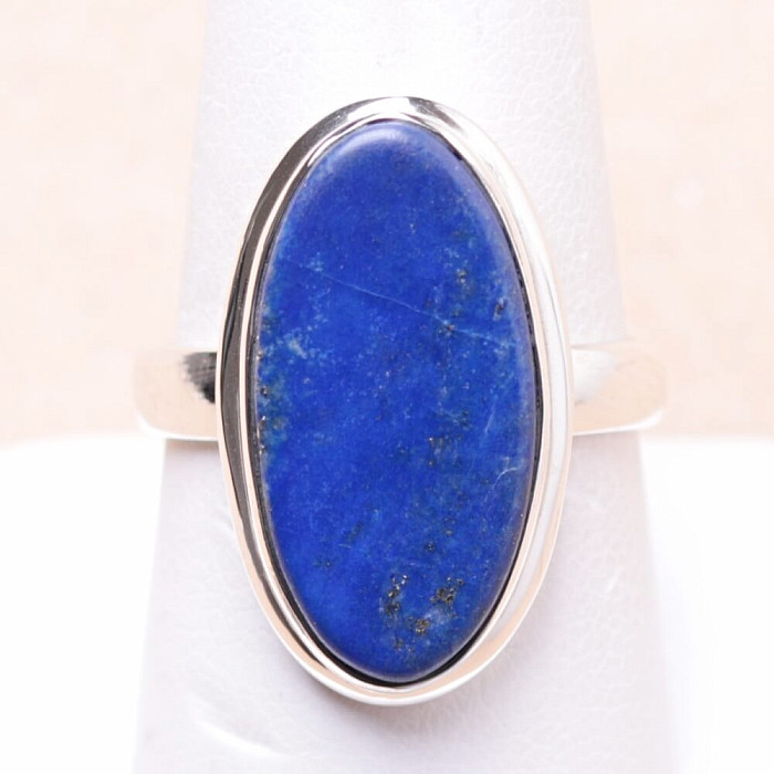 Lapis Lazuli prsten stříbro Ag 925 R2429 - 59 mm (US 9)