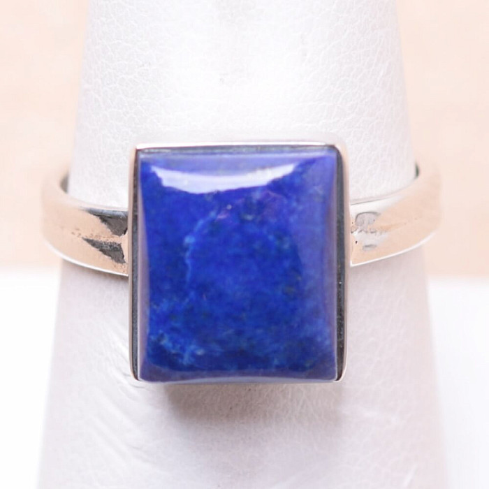 Lapis Lazuli prsten stříbro Ag 925 R2539 - 55 mm (US 7