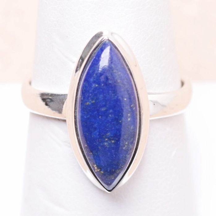 Lapis Lazuli prsten stříbro Ag 925 R2540 - 60 mm (US 9)