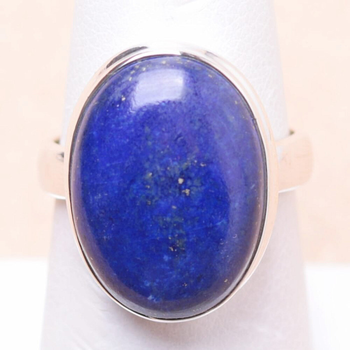 Lapis Lazuli prsten stříbro Ag 925 R2687 - 54 mm (US 7)