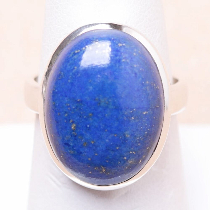 Lapis Lazuli prsten stříbro Ag 925 R2690 - 57 mm (US 8)