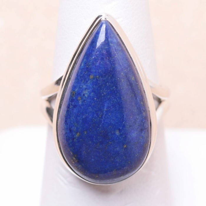 Lapis Lazuli prsten stříbro Ag 925 R2694 - 54 mm (US 7)