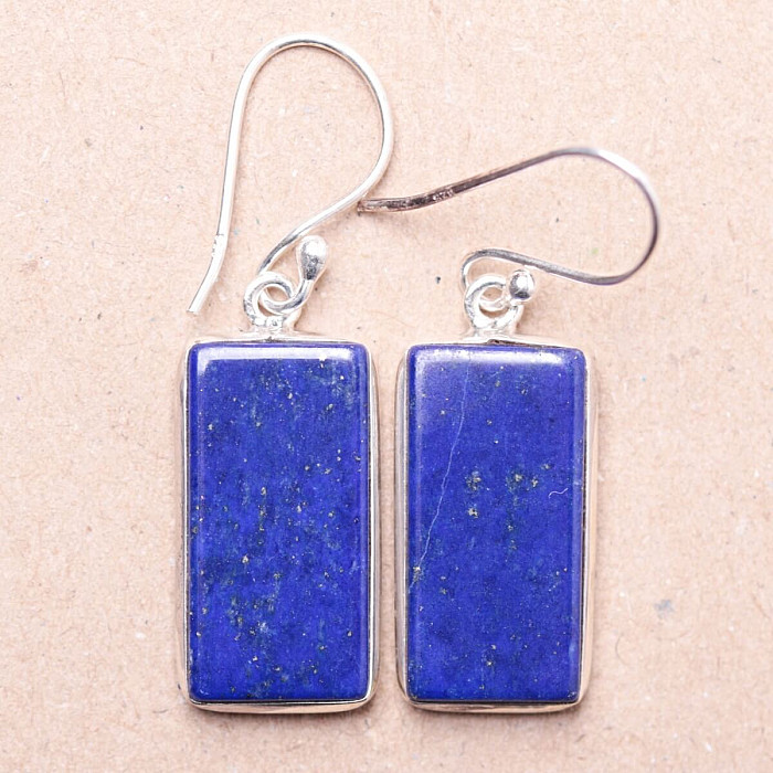 Lapis Lazuli náušnice stříbro Ag 925 E1301 - 2