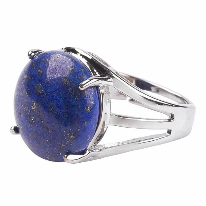 Lapis Lazuli prsten nastavitelná velikost - 56 - 62 mm (US 8 - 11)