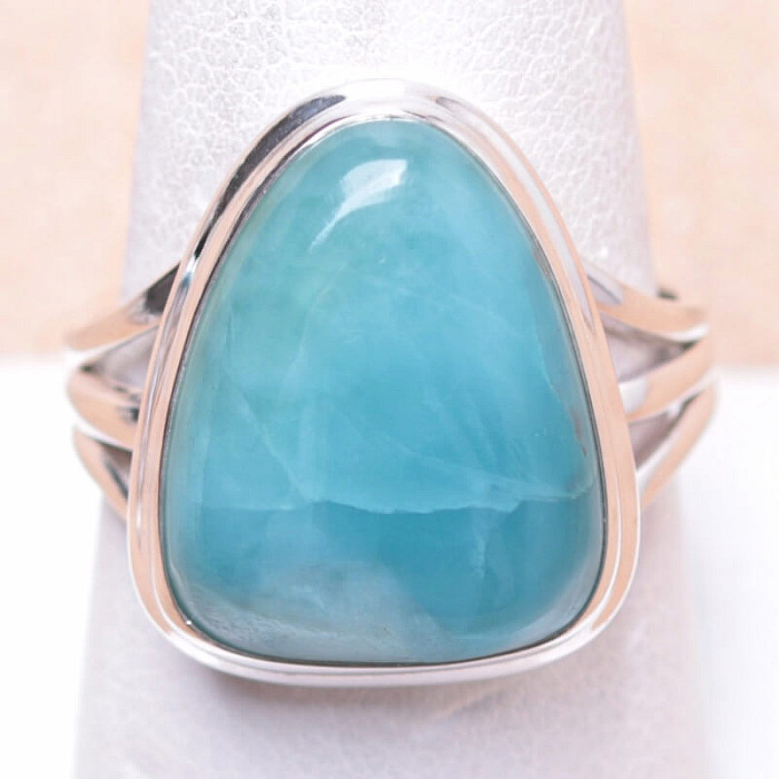 Larimar prsten stříbro Ag 925 LOT11 - 59 mm (US 9)