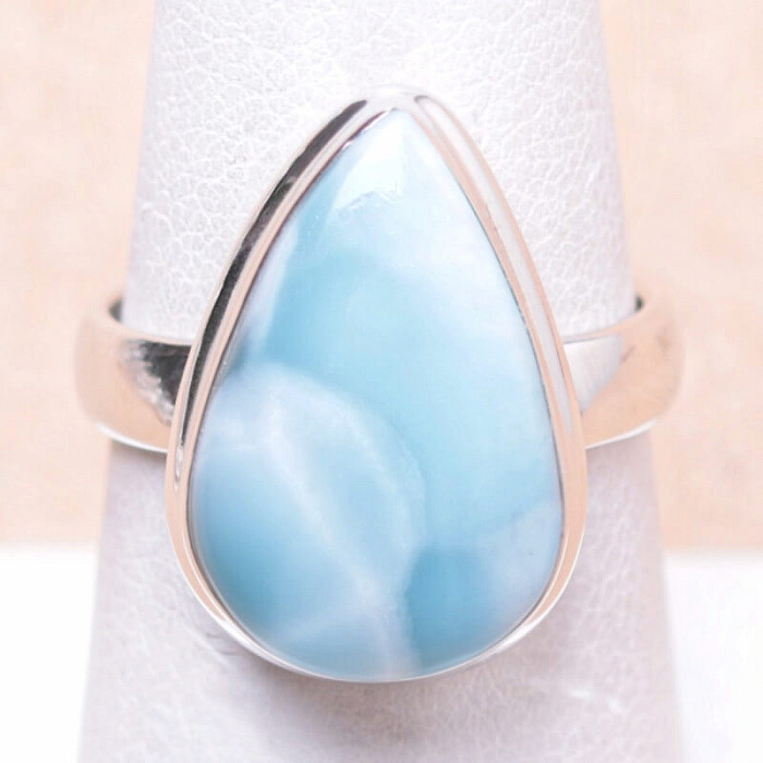 Larimar prsten stříbro Ag 925 LOT2 - 54 mm (US 7)