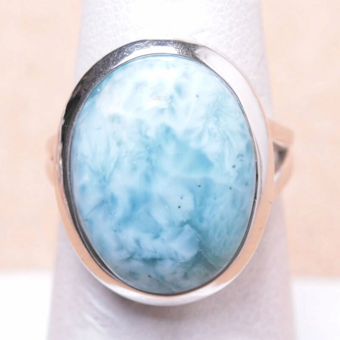 Larimar prsten stříbro Ag 925 LOT24 - 52 mm (US 6)