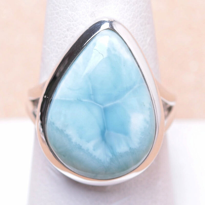 Larimar prsten stříbro Ag 925 LOT3 - 57 mm (US 8)