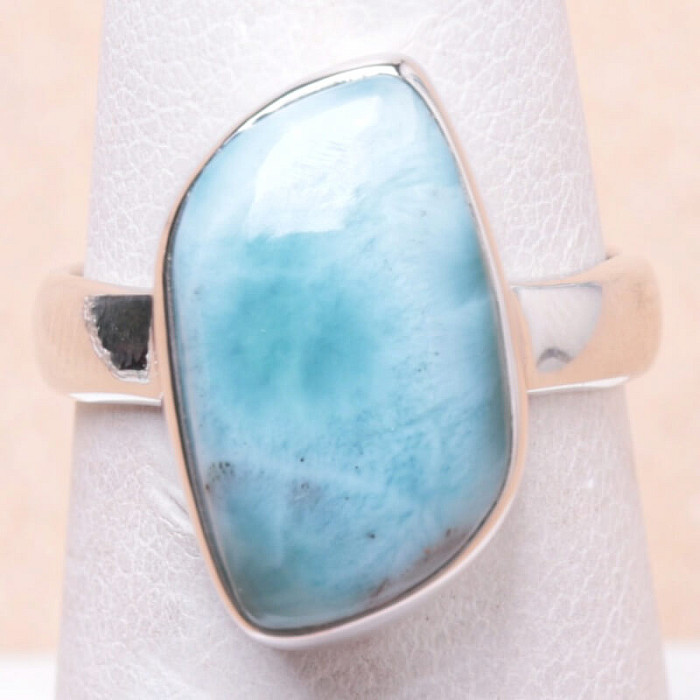 Larimar prsten stříbro Ag 925 LOT74 - 52 mm (US 6)