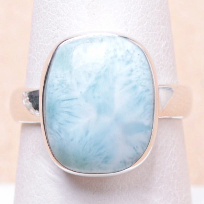 Larimar prsten stříbro Ag 925 LOT87 - 54 mm (US 7)