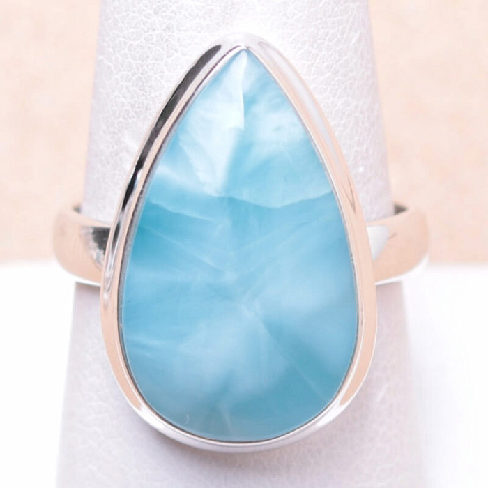 Larimar prsten stříbro Ag 925 LOT9 - 59 mm (US 9)