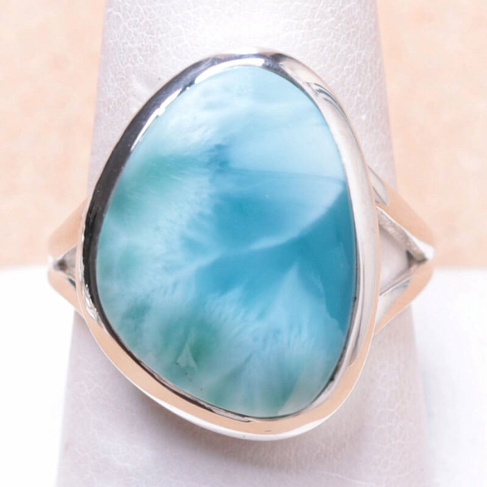 Larimar prsten stříbro Ag 925 LOT99 - 62 mm (US 10)