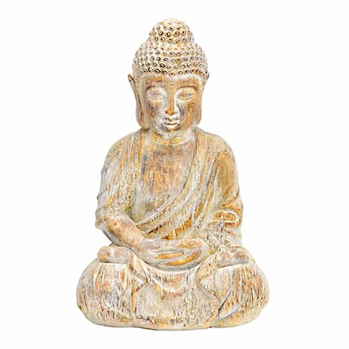 Buddha japonská soška antique gold 47 cm - 47 cm