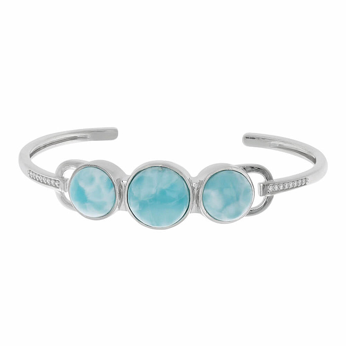 Larimar náramek stříbro Ag 925 VBN056042 - 14