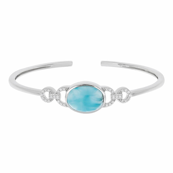 Larimar náramek stříbro Ag 925 VBN056043 - 11