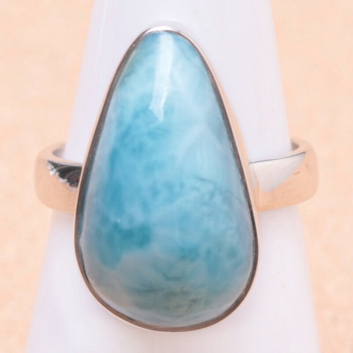 Larimar prsten stříbro Ag 925 LOT154 - 54 mm (US 7)