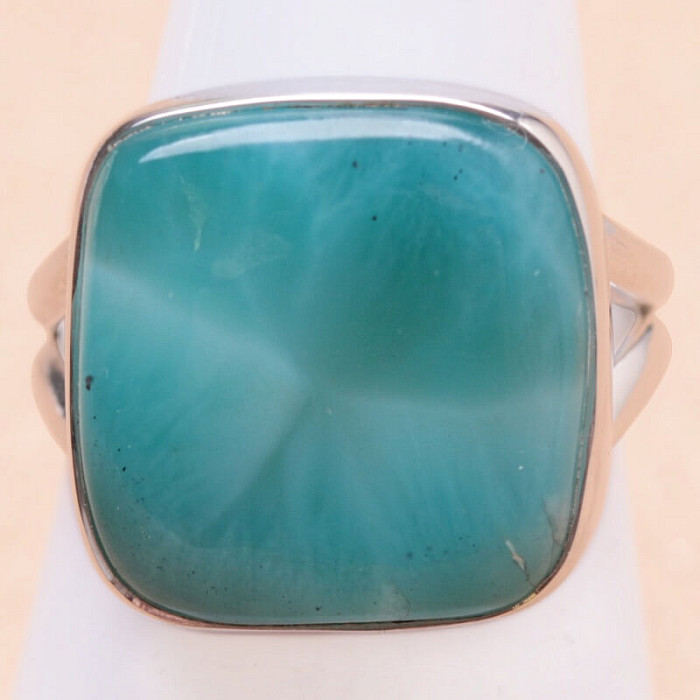 Larimar prsten stříbro Ag 925 LOT161 - 57 mm (US 8)