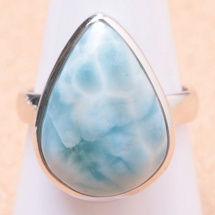 Larimar prsten stříbro Ag 925 LOT163 - 59 mm (US 9)