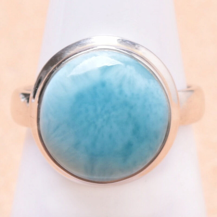 Larimar prsten stříbro Ag 925 LOT168 - 54 mm (US 7)