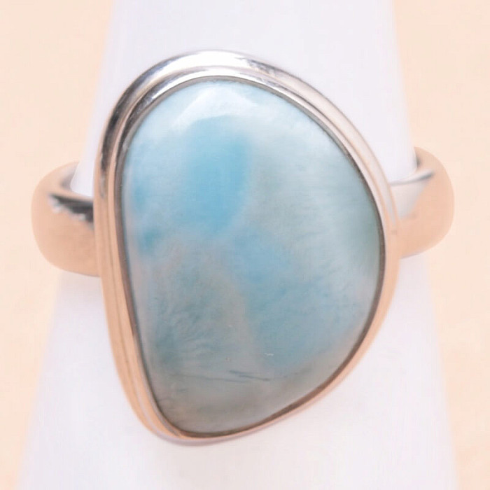 Larimar prsten stříbro Ag 925 LOT171 - 54 mm (US 7)