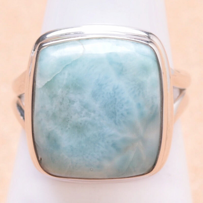 Larimar prsten stříbro Ag 925 LOT173 - 54 mm (US 7)