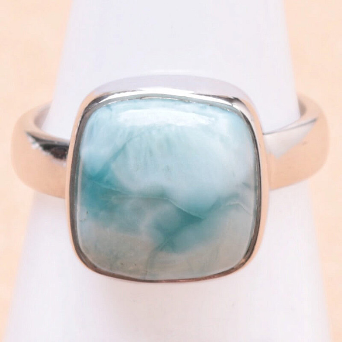 Larimar prsten stříbro Ag 925 LOT174 - 52 mm (US 6)