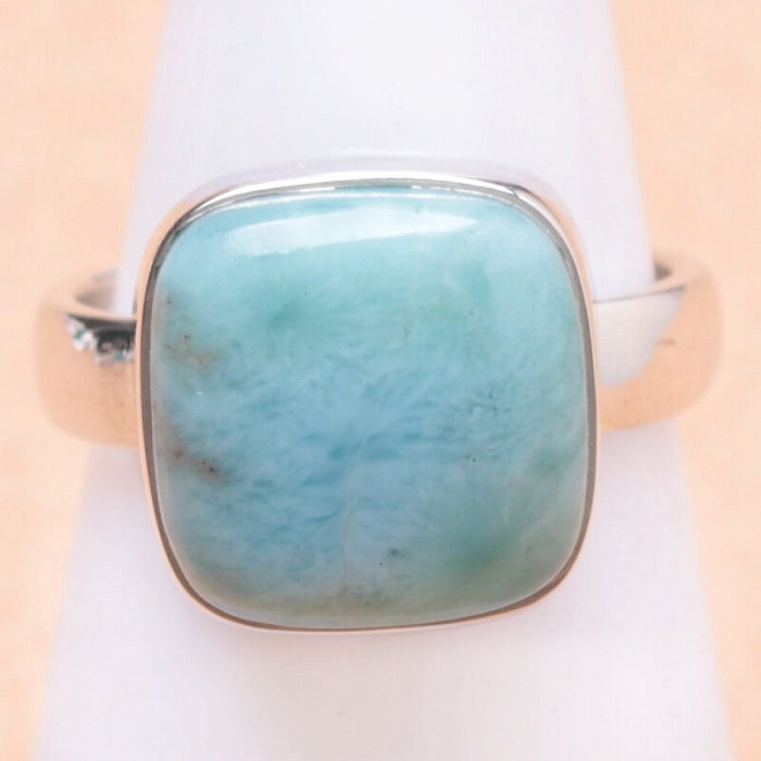 Larimar prsten stříbro Ag 925 LOT177 - 52 mm (US 6)