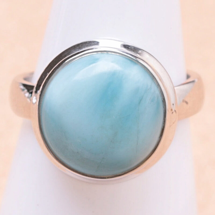 Larimar prsten stříbro Ag 925 LOT181 - 52 mm (US 6)