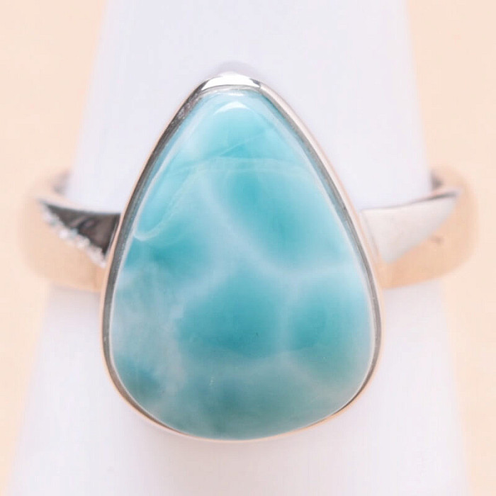 Larimar prsten stříbro Ag 925 LOT182 - 52 mm (US 6)