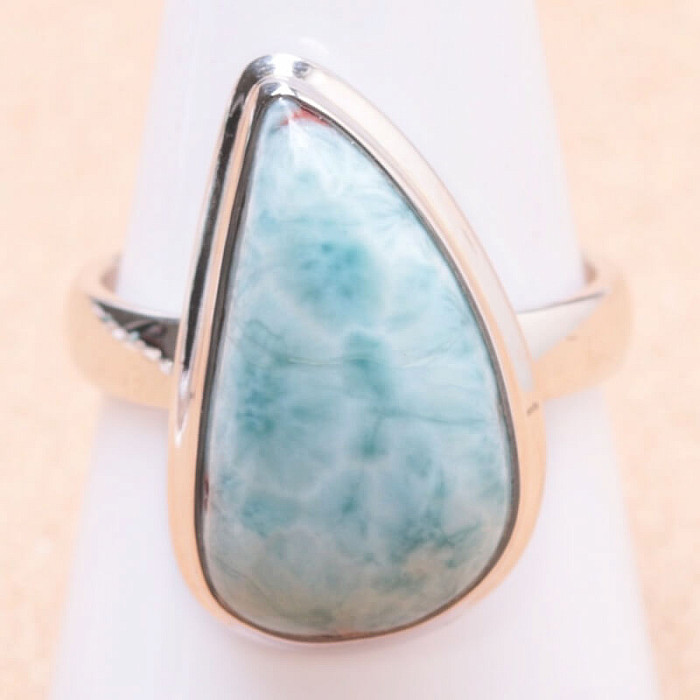 Larimar prsten stříbro Ag 925 LOT189 - 54 mm (US 7)