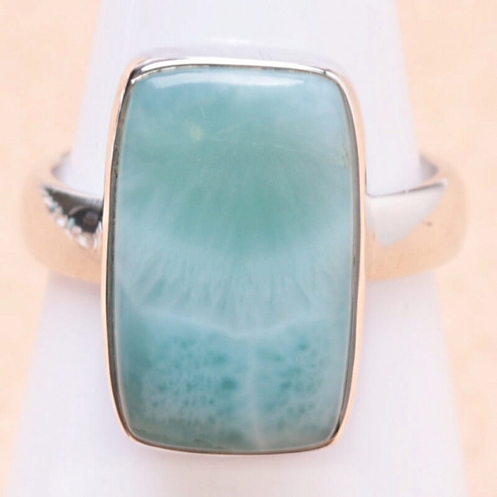 Larimar prsten stříbro Ag 925 LOT195 - 51 mm (US 5