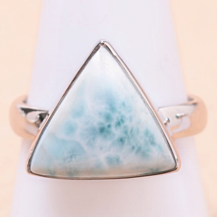 Larimar prsten stříbro Ag 925 LOT214 - 59 mm (US 9)