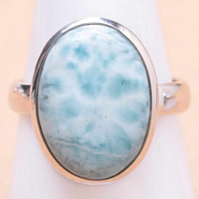 Larimar prsten stříbro Ag 925 LOT216 - 59 mm (US 9)