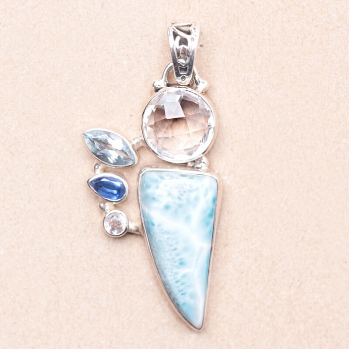 Larimar design přívěsek stříbro Ag 925 P1855 - 3