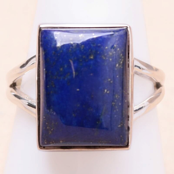 Lapis Lazuli prsten stříbro Ag 925 R3083 - 60 mm (US 9