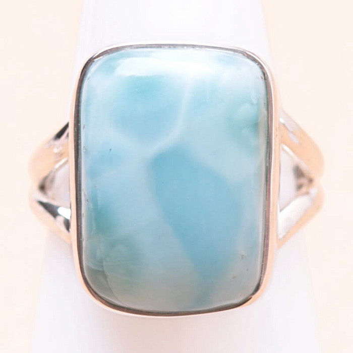 Larimar prsten stříbro Ag 925 LOT258 - 52 mm (US 6)