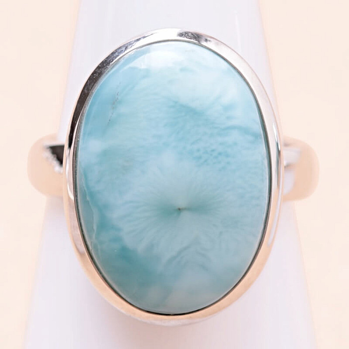 Larimar prsten stříbro Ag 925 LOT261 - 54 mm (US 7)