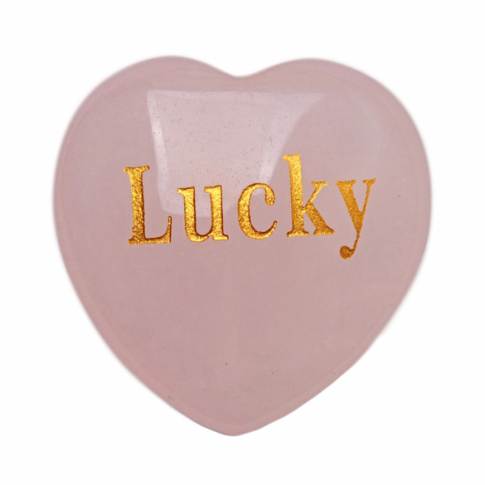 Růženín srdce Lucky - talismán štěstí - cca 3 x 3 cm