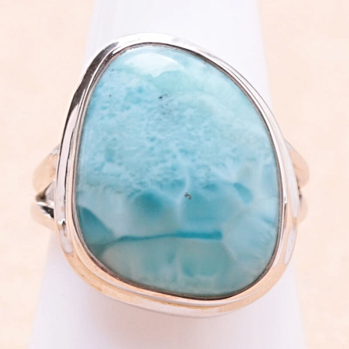 Larimar prsten stříbro Ag 925 LOT279 - 54 mm (US 7)