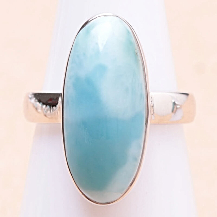 Larimar prsten stříbro Ag 925 LOT284 - 52 mm (US 6)