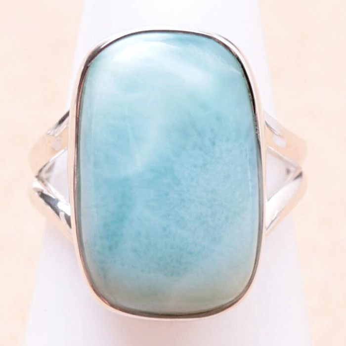 Larimar prsten stříbro Ag 925 LOT285 - 52 mm (US 6)