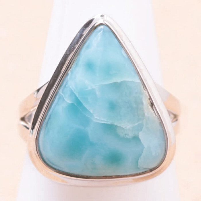 Larimar prsten stříbro Ag 925 LOT286 - 57 mm (US 8)