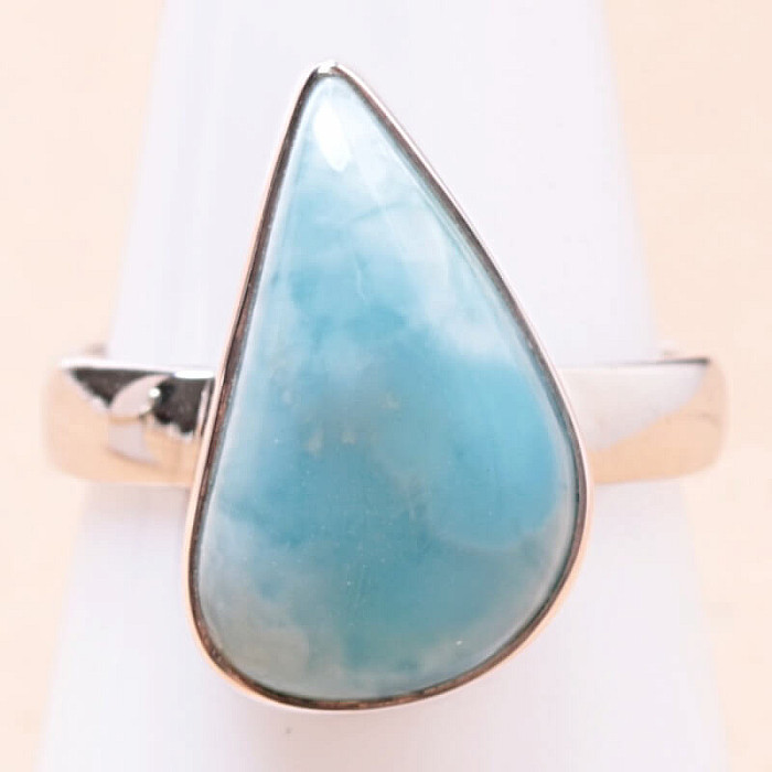 Larimar prsten stříbro Ag 925 LOT301 - 57 mm (US 8)