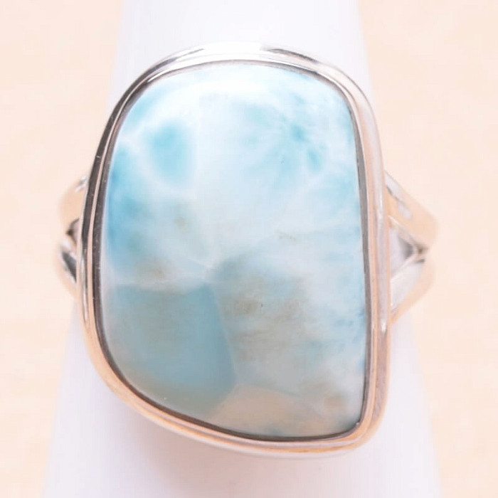 Larimar prsten stříbro Ag 925 LOT305 - 51 mm (US 5