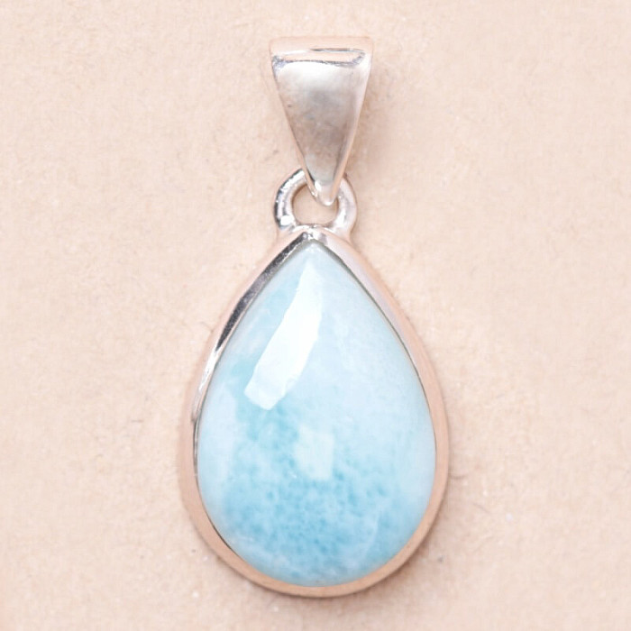 Larimar přívěsek stříbro Ag 925 LOT306 - 2 cm